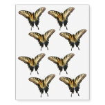 Swallowtail Butterfly III Beautiful Colorful Photo Temporary Tattoos