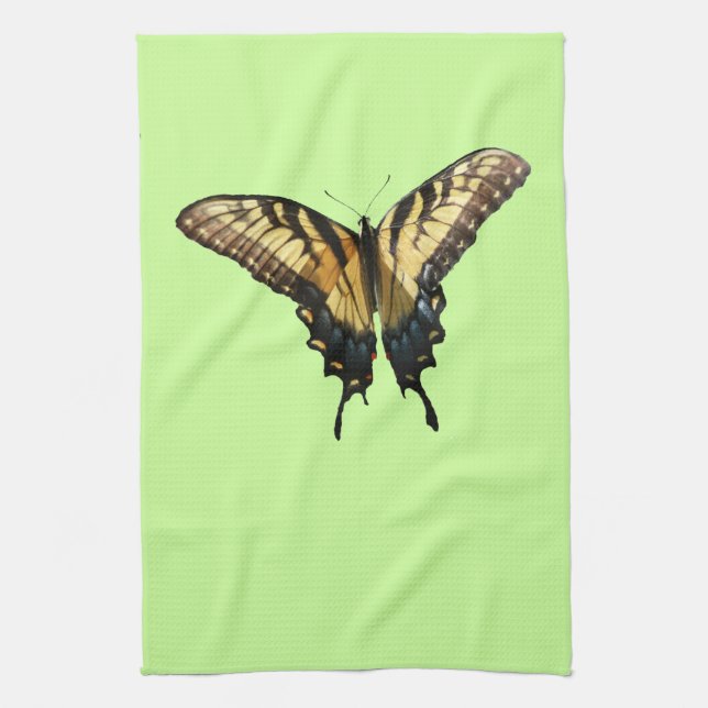 Swallowtail Butterfly III Beautiful Colorful Photo Towel (Vertical)