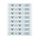 Swallowtail Butterfly III Beautiful Colorful Photo Wrap Around Label