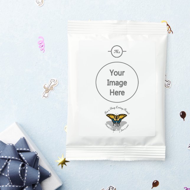 Swallowtail Butterfly Monogram Margarita Drink Mix (Packets)