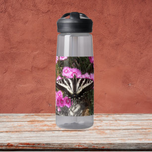 Swallowtail Butterfly Nature Photo Water Bottle