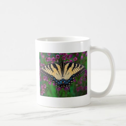 Swallowtail Butterfly on purple Coffee Mug