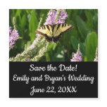 Swallowtail Butterfly on Purple Wildflowers