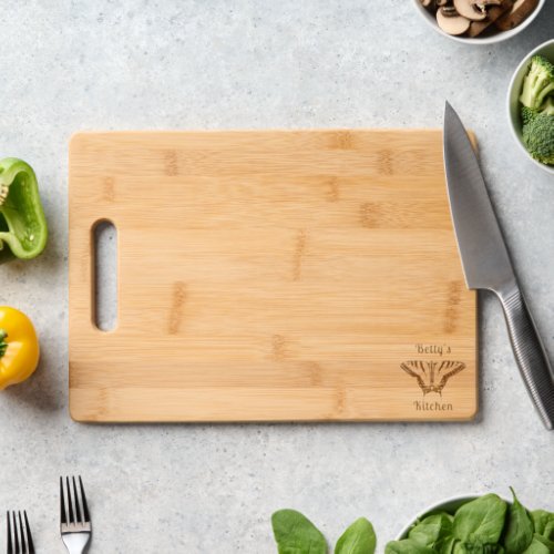 Swallowtail Butterfly Personalized Cutting Board