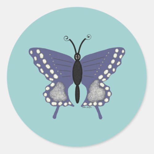 Swallowtail Butterfly Sticker