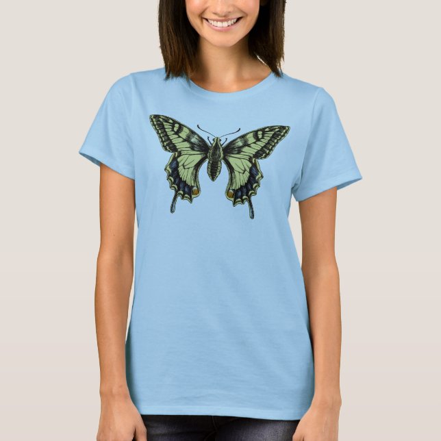 Swallowtail Butterfly Tank-Top T-Shirt (Front)