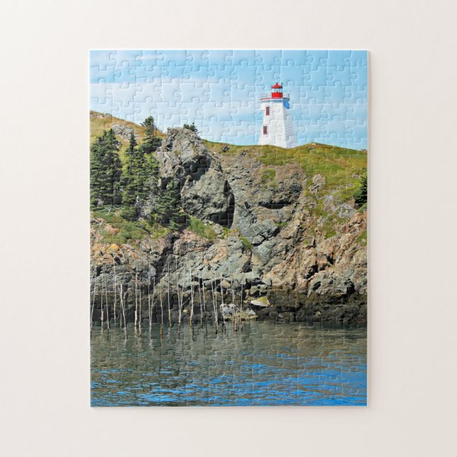 Swallowtail Lighthouse Grand Manan Jigsaw Puzzle (Vertical)