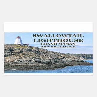 Swallowtail Lighthouse, Grand Manan, N.B. Stickers