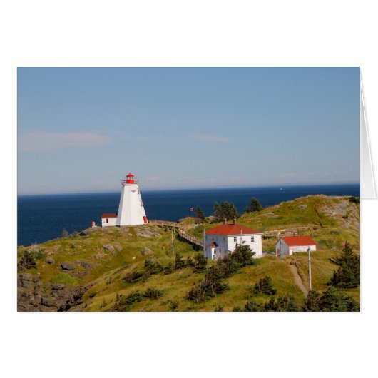 Swallowtail Lighthouse, Grand Manan, NB Cards (Front Horizontal)