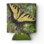 Swallowtail on Butterfly Bush Can Cooler