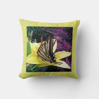 Swallowtail On Golden Lily