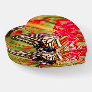 Swallowtail & Red Spider Lily Paperweight