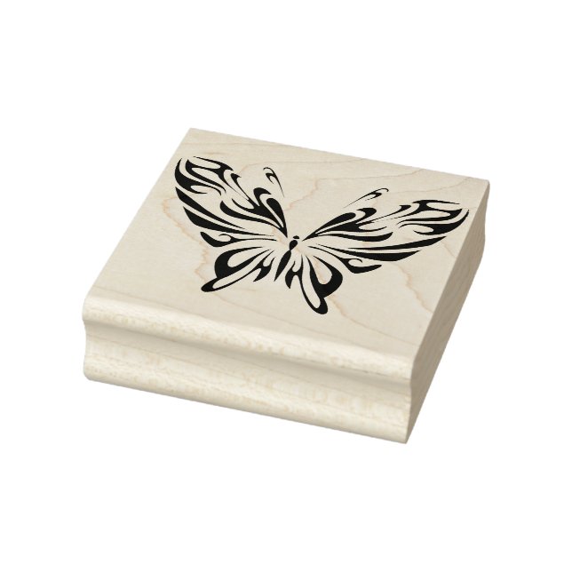 Swallowtail Tattoo Art Butterfly Rubber Stamp (Stamp)