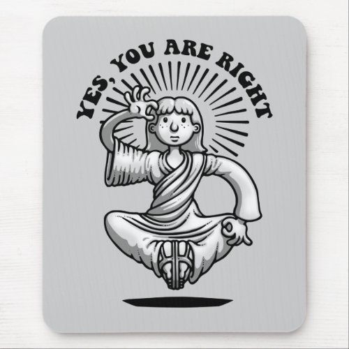 Swami Mommy _ Happiness Mouse Pad