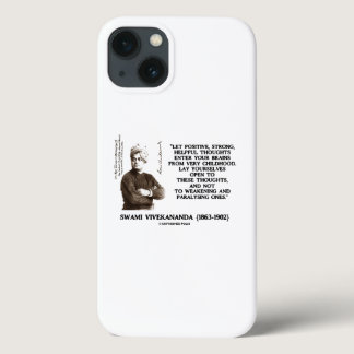 Swami Vivekananda Positive Strong Helpful Thoughts iPhone 13 Case