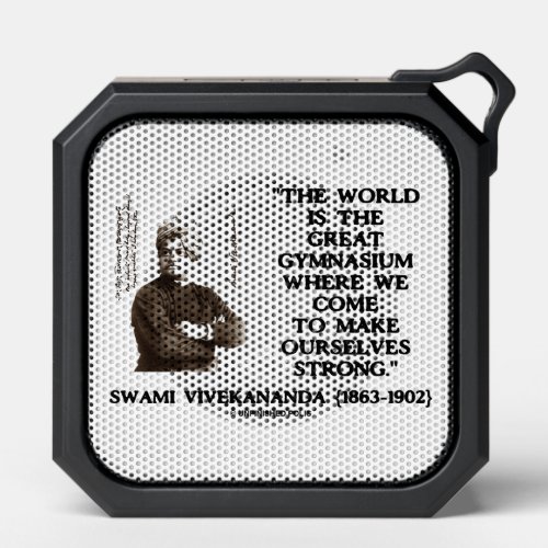 Swami Vivekananda World Great Gymnasium Strong Qte Bluetooth Speaker