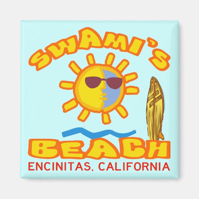 Swami's Beach Magnet (Front)