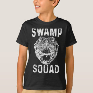 Swamp Alligator Squad Reptile Gator Lovers Funny T-Shirt