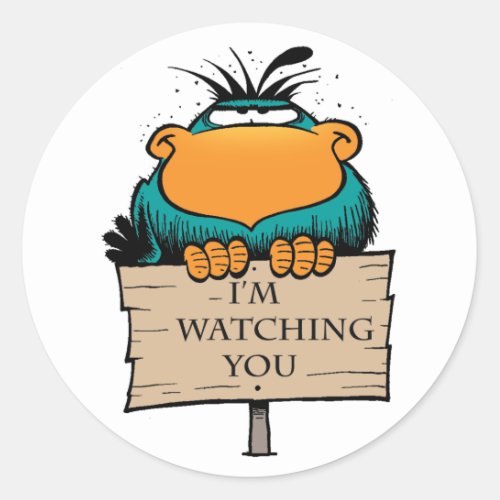 Swamp Bludgerigar Im Watching You Sticker