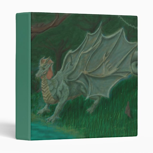 Swamp Dragon 3 Ring Binder (Front/Spine)