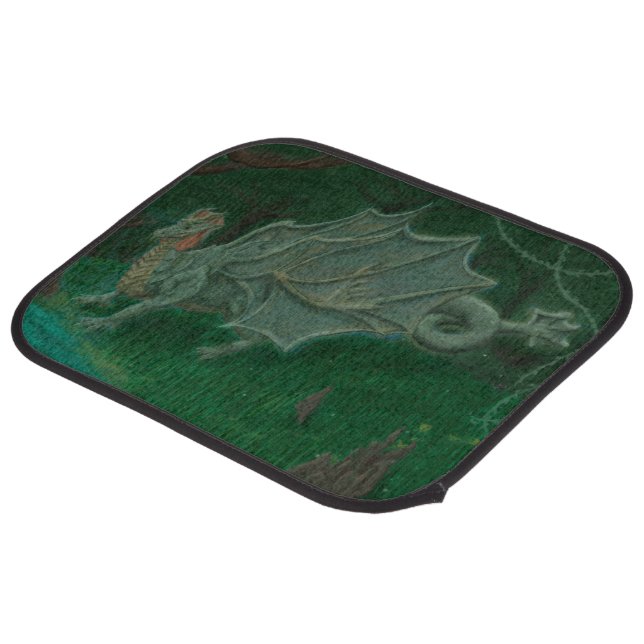 Swamp Dragon Car Mat (Rear Angled)