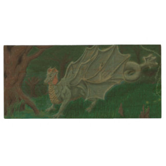 Swamp Dragon Wood Flash Drive