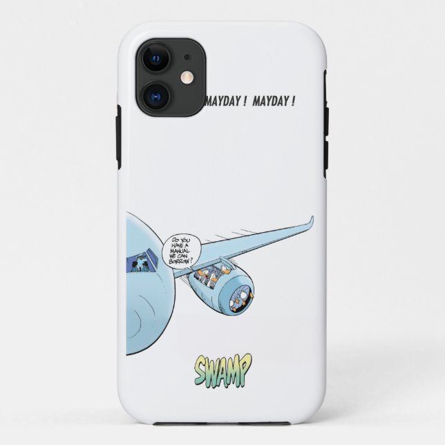 Swamp Ducks and Jet Engine Case-Mate iPhone Case (Back)