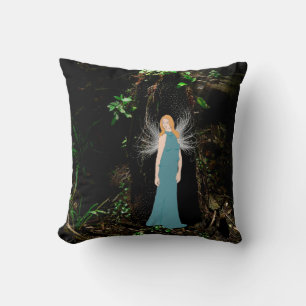 Swamp Fairy Designer Pillow