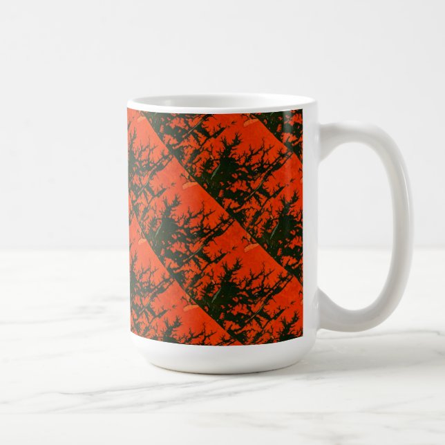 "Swamp Fire" Abstract Design Mug (Right)