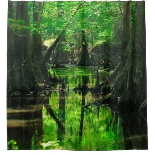 SWAMP in the FOREST II Shower Curtain
