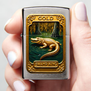 Swamp King Golden Cypress Bayou Zippo Lighter