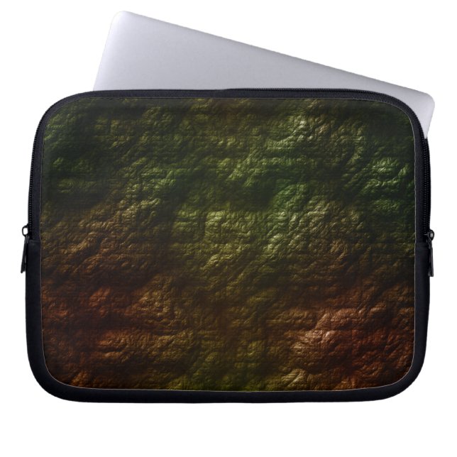 Swamp Moss Camo Laptop Sleeve (Front)