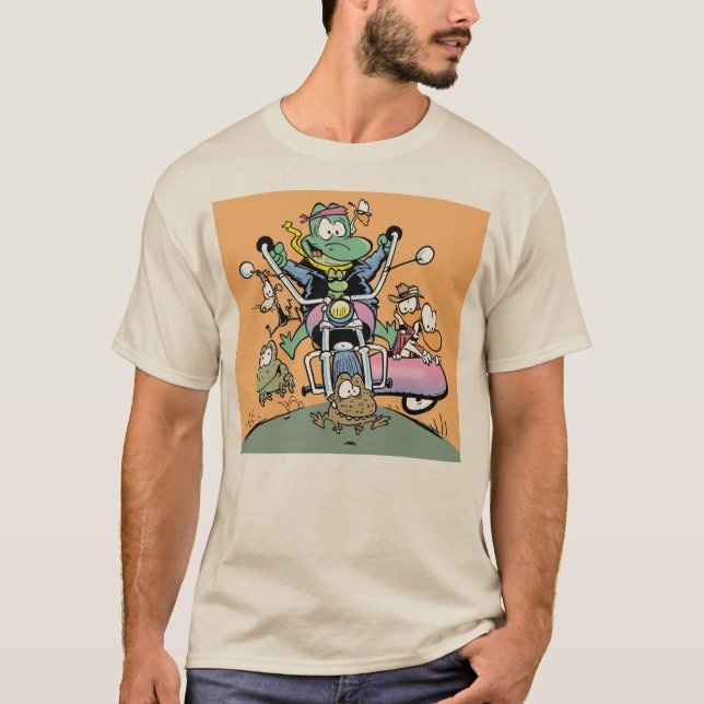 Swamp Motorbike Lover's T-Shirt (Front)