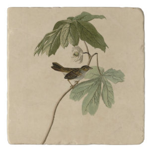 Swamp Sparrow from Audubon's Birds of America Trivet