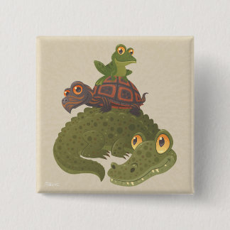 Swamp Squad Pinback Button