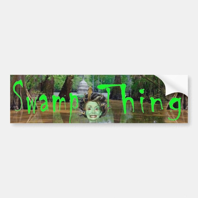 SWAMP THING 4 BUMPER STICKER (Front)