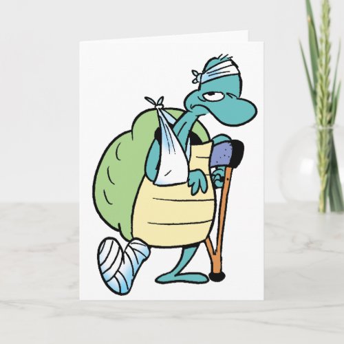 Swamp Turtle Get Well Soon Card