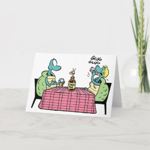 Swamp Turtle Happy Anniversary Card