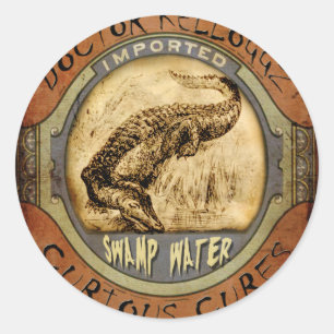 Swamp Water Classic Round Sticker