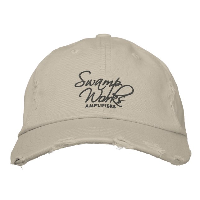 Swamp Works Distressed Logo Hat (Front)