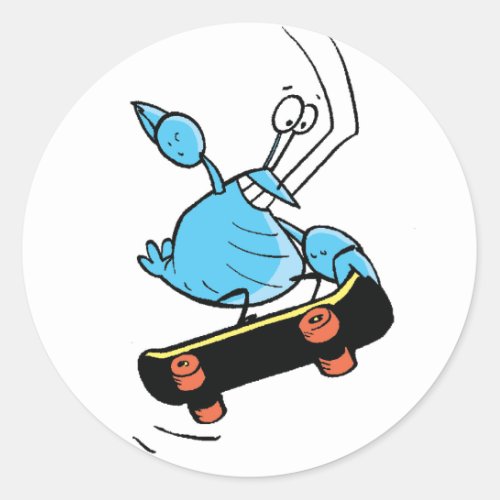 Swamps Bob The Crayfish Skateboarding Stickers