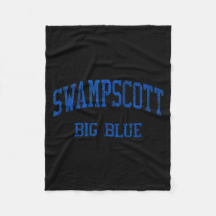 Swampscott High School Hs Swampscott Ma Vintage Sr Fleece Blanket
