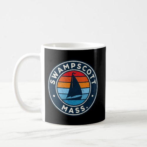 Swampscott Massachusetts Ma Sailboat 70S Coffee Mug