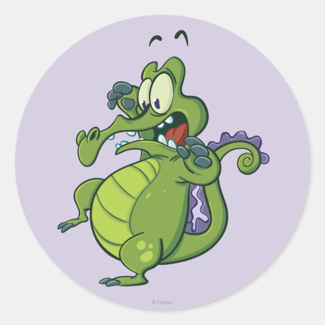 Swampy - Act Fast! Classic Round Sticker (Front)