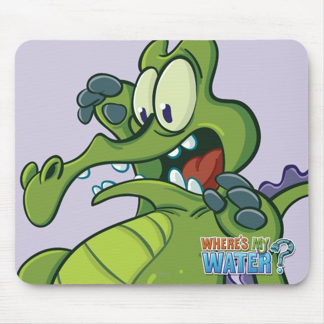 Swampy - Act Fast! Mouse Pad (Front)
