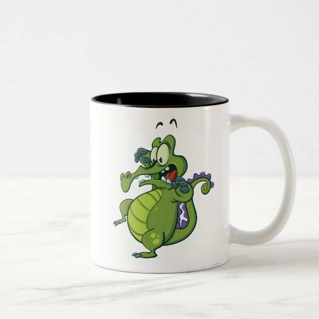 Swampy - Act Fast! Two-Tone Coffee Mug (Right)