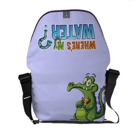 Swampy And Rubber Ducky Messenger Bag