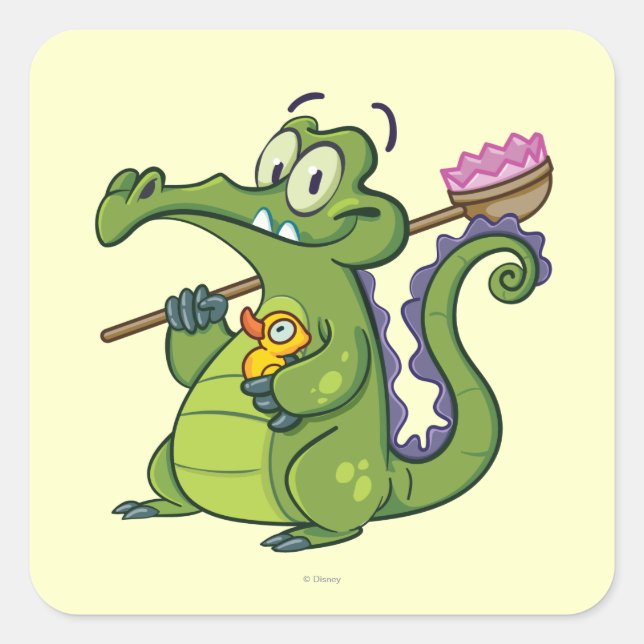 Swampy - Clean Machine Square Sticker (Front)