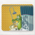 Swampy in the Shower Mouse Pad<br><div class="desc">Where's My Water?</div>