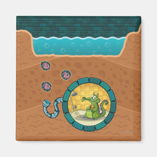 Swampy Pipes Magnet (Front)